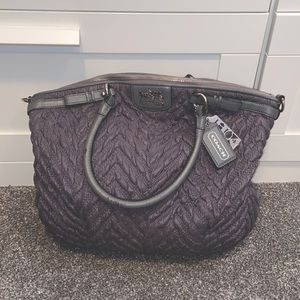 Grey coach Handbag